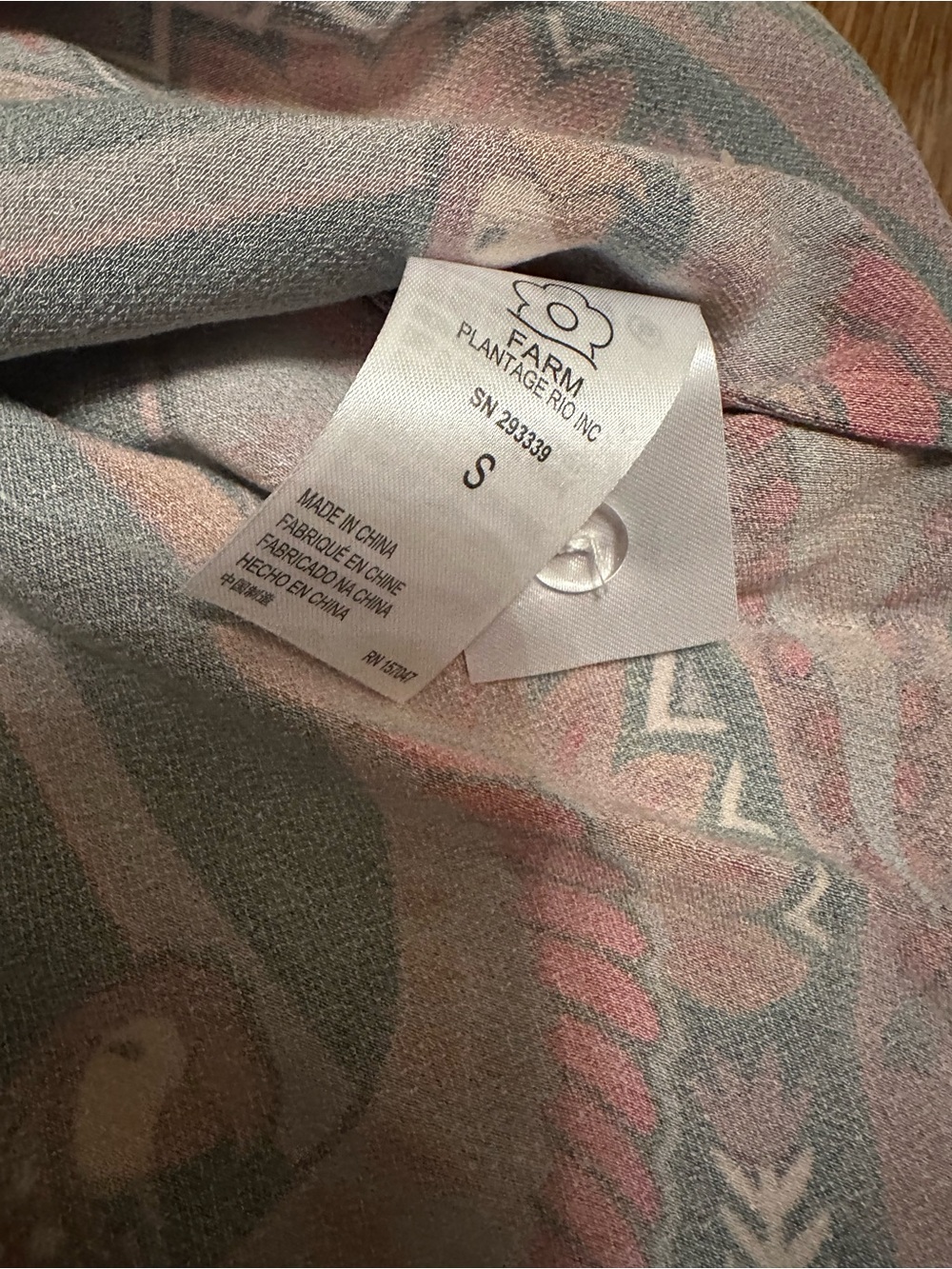NWT Farm Rio Macaw Arabesque Mini Wrap Dress size small SOLD OUT Neiman Marcus - Picture 16 of 16